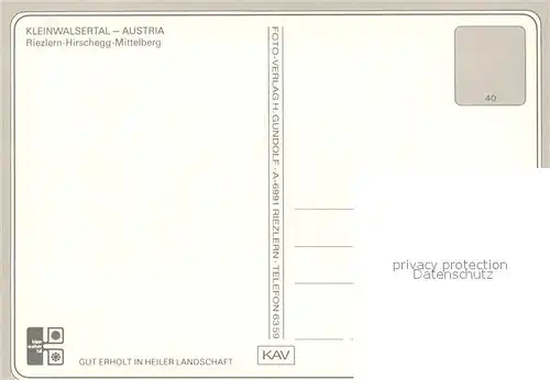 AK / Ansichtskarte Kleinwalsertal_Vorarlberg mit Riezlern Hirschegg und Mittelberg Widderstein Heuberg und Walmendingerhorn Kleinwalsertal_Vorarlberg