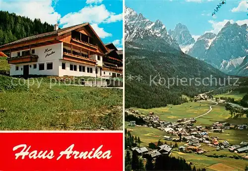 AK / Ansichtskarte Sexten_Sesto_Suedtirol Haus Arnika Panorama Sexten_Sesto_Suedtirol