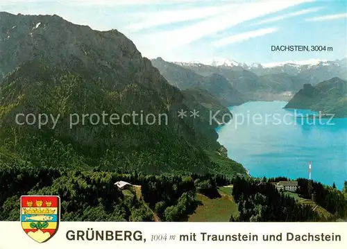 AK / Ansichtskarte Gmunden_Traunsee Gruenberg Rast und Gaestehaus Dachstein  