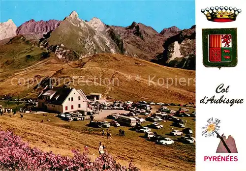 AK / Ansichtskarte Les_Pyrenees_Region Col dAubisque Hotellerie et Sommets 