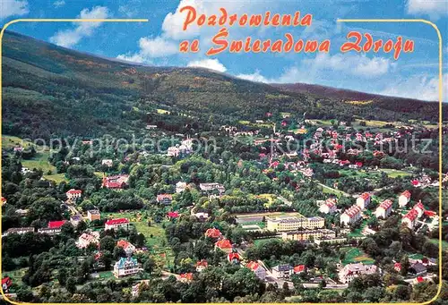 AK / Ansichtskarte Swieradow_Zdroj_Bad_Flinsberg Fliegeraufnahme Swieradow_Zdroj