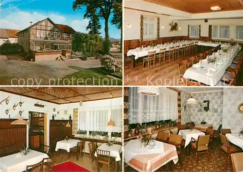 AK / Ansichtskarte Adolphsheide Gasthaus Schnehagen Speisesaal Gastraeume Adolphsheide