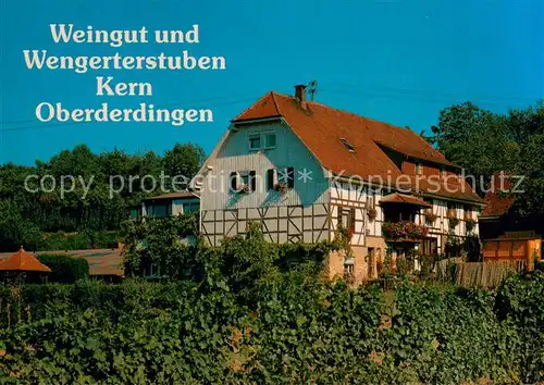 AK / Ansichtskarte Oberderdingen Weingut Wengerterstuben Gaestezimmer Oberderdingen