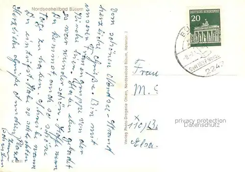 AK / Ansichtskarte Buesum_Nordseebad Leuchtturm Wellenschwimmbad Speisesaal Buesum_Nordseebad