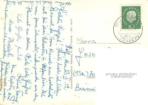 AK / Ansichtskarte Nuernberg Hochhaus am Plaerrer Nuernberg