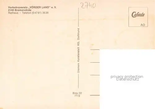 AK / Ansichtskarte Bremervoerde Voerderland Ferienland Schwimmbad Bruecke Bremervoerde