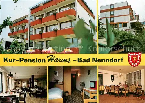 AK / Ansichtskarte Bad_Nenndorf Kur Pension Harms Innen  und Aussenansichten Bad_Nenndorf