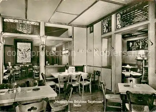 AK / Ansichtskarte Charlottenburg Herzogliches Braeuhaus Tegernsee Innenansicht Charlottenburg