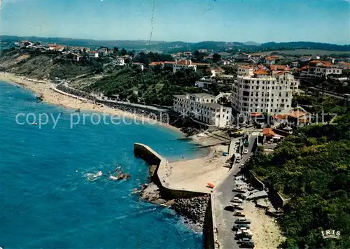 AK / Ansichtskarte Guethary_Bidart La plage et le port Guethary Bidart