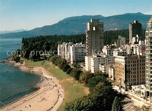 AK / Ansichtskarte Vancouver_BC_Canada Sylvia Hotel on English Bay Beach 