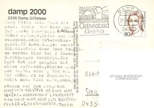AK / Ansichtskarte Damp Ferienresort damp 2000 Ostseebad Damp