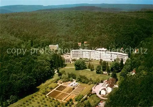 AK / Ansichtskarte Breuberg Ernst Ludwig Klinik OT Sandbach Fliegeraufnahme Breuberg