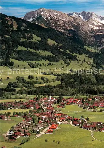 AK / Ansichtskarte Fischen_Allgaeu Fliegeraufnahme Fischen Allgaeu