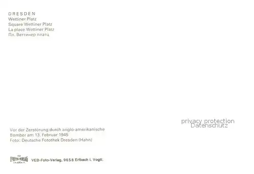 AK / Ansichtskarte Dresden Wettiner Platz Fliegeraufnahme Dresden