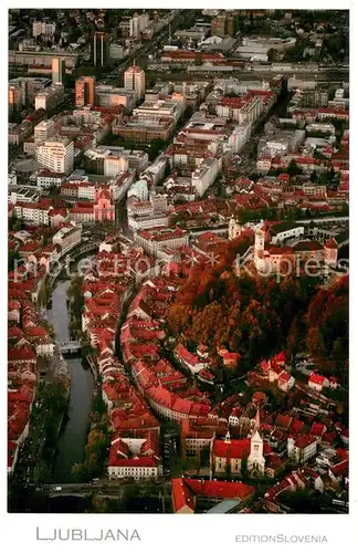 AK / Ansichtskarte Ljubljana_Laibach Fliegeraufnahme 