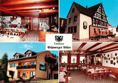AK / Ansichtskarte Pleinfeld Gasthau Schwarzer Adler Gastraeume Pleinfeld