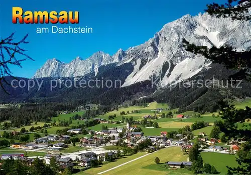 AK / Ansichtskarte Ramsau_Dachstein_Steiermark Panorama Ramsau_Dachstein