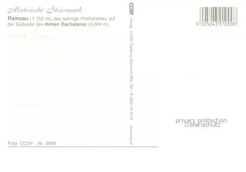 AK / Ansichtskarte Ramsau_Dachstein_Steiermark Panorama Ramsau_Dachstein