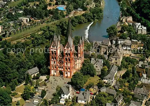 AK / Ansichtskarte Limburg_Lahn Fliegeraufnahme mit Dom Limburg_Lahn