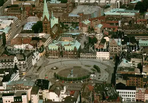 AK / Ansichtskarte Malmoe_Sweden Stortorget Fliegeraufnahme 