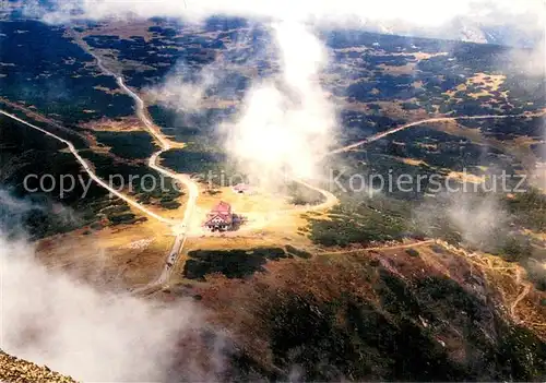 AK / Ansichtskarte Sniezka_Czechia Dom Staski na Rowni pod Sniezka Fliegeraufnahme 