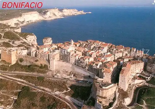 AK / Ansichtskarte Bonifacio_Corse_du_Sud La haute ville Vue aerienne Bonifacio_Corse_du_Sud