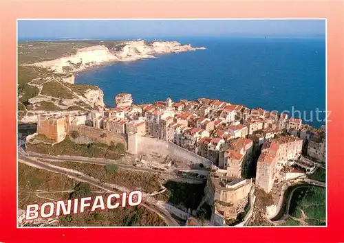 AK / Ansichtskarte Bonifacio_Corse_du_Sud La Haute Ville Vue aerienne Bonifacio_Corse_du_Sud