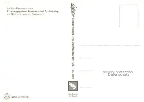 AK / Ansichtskarte Rohrmoos_Schladming mit Blick ins Untertal Rohrmoos_Schladming