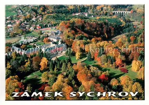 AK / Ansichtskarte Sychrov Zamek Sychrov Fliegeraufnahme Sychrov
