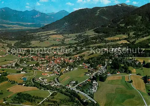 AK / Ansichtskarte Bad_Kohlgrub Fliegeraufnahme mit Loisachtal Heimgarten Simetsberg und Hoernle Bad_Kohlgrub