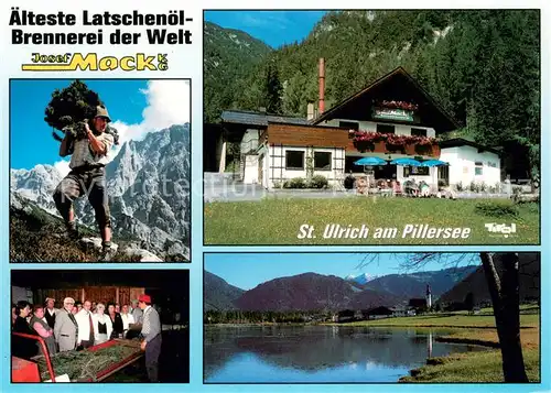 AK / Ansichtskarte St_Ulrich_Pillersee aelteste Latschenoel Brennerei der Welt St_Ulrich_Pillersee