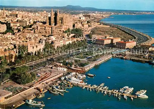 AK / Ansichtskarte Palma_de_Mallorca Fliegeraufnahme Palma_de_Mallorca