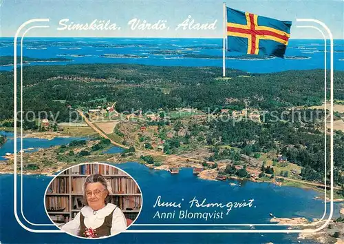 AK / Ansichtskarte Aland Simskaela Vaerdoe Anni Blomqvist Aland