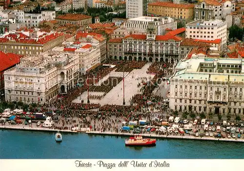 AK / Ansichtskarte Trieste Le Rive e Piazza dell Unita d Italia veduta aerea Trieste