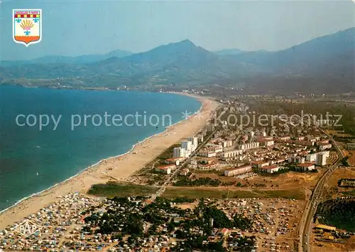 AK / Ansichtskarte Argeles sur Mer Le Racou Vue generale aerienne Argeles sur Mer
