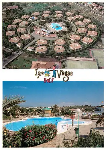 AK / Ansichtskarte Maspalomas_Gran_Canaria Bungalows Las Vegas Golf Fliegeraufnahme Pool 