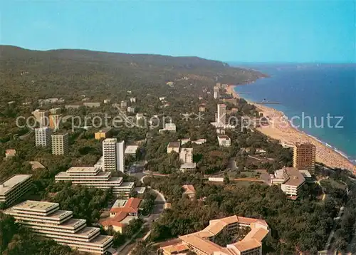 AK / Ansichtskarte Zlatni_Piassatzi Kuestenpanorama Hotelanlagen Strand Zlatni_Piassatzi