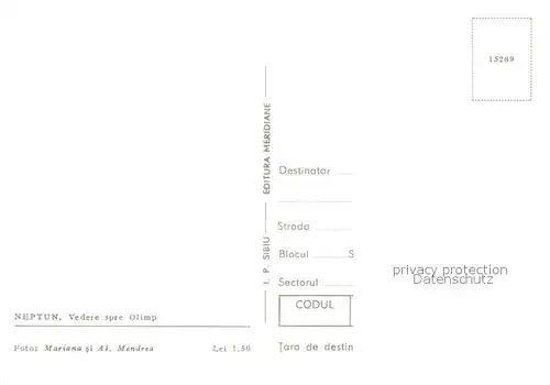 AK / Ansichtskarte Neptun_Romania Vedere spre Olimp 
