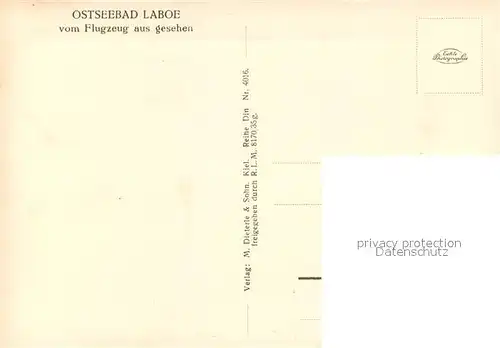 AK / Ansichtskarte Laboe Fliegeraufnahme mit Marine Ehrenmal Laboe