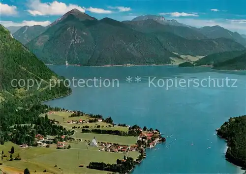 AK / Ansichtskarte Walchensee mit Benediktenwand Bayerische Voralpen Walchensee