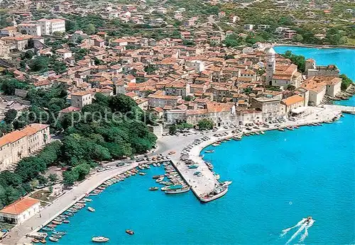 AK / Ansichtskarte Krk_Otok_Croatia Hafenstadt 