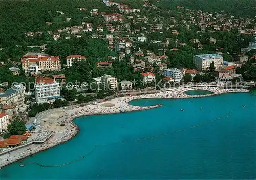 AK / Ansichtskarte Opatija_Abbazia Kuestenort Strand 