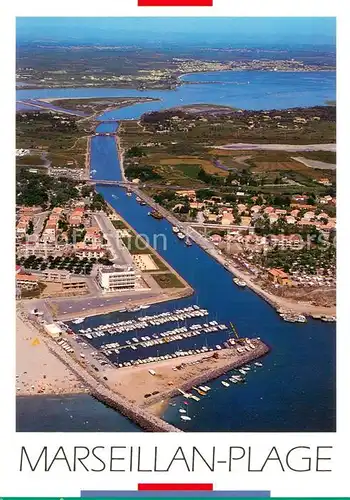 AK / Ansichtskarte Marseillan_Plage Vue aerienne Marseillan_Plage