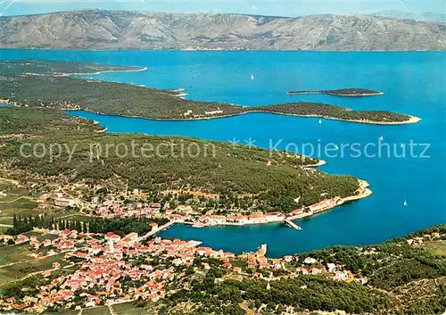 AK / Ansichtskarte Jelsa_Croatia Kuestenpanorama 