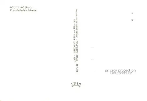 AK / Ansichtskarte Souillac Vue generale aerienne Souillac