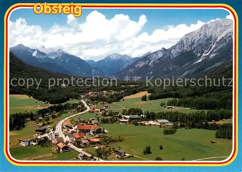 AK / Ansichtskarte Obsteig_Tirol Fliegeraufnahme Obsteig_Tirol