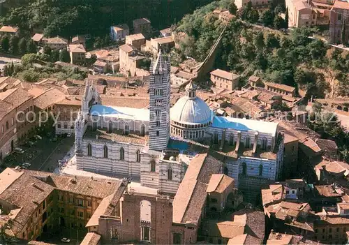 AK / Ansichtskarte Siena Kathedrale Fliegeraufnahme Siena