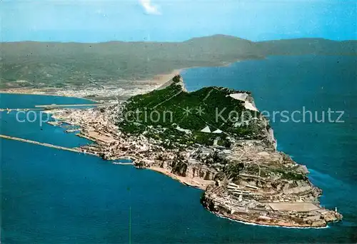 AK / Ansichtskarte Gibraltar Aerial view of Rock Gibraltar