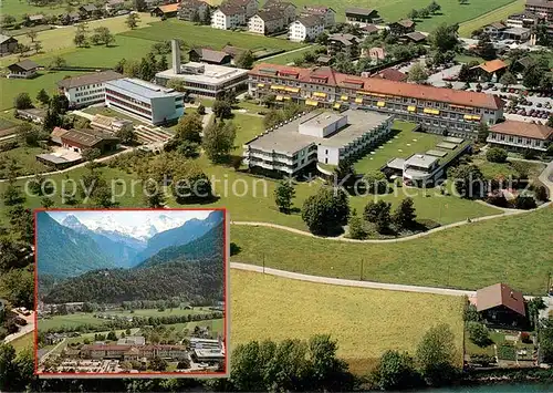 AK / Ansichtskarte Interlaken_BE Fliegeraufnahme Spital Interlaken_BE