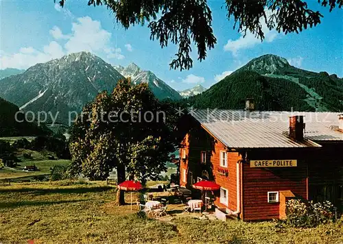 AK / Ansichtskarte Hindelang Cafe Polite Aussenansicht Hindelang